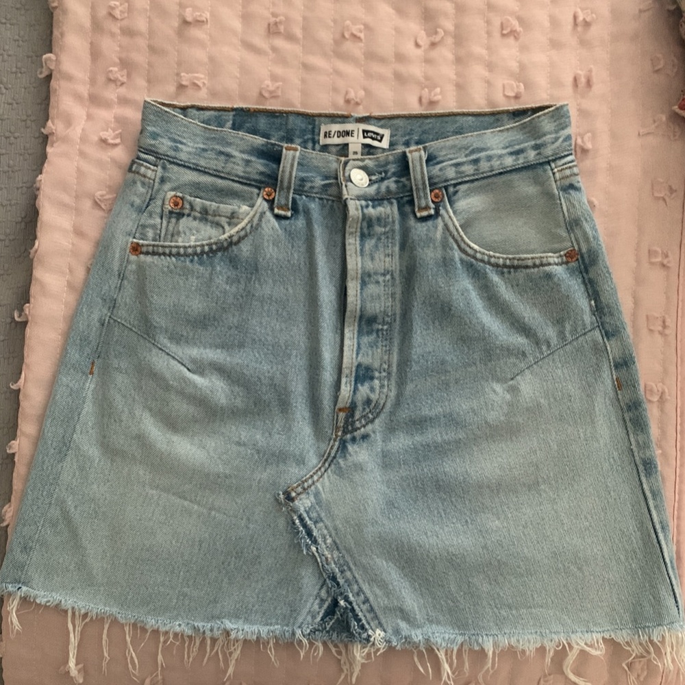 RE/DONE Levis Mini Skirt (Size 25)